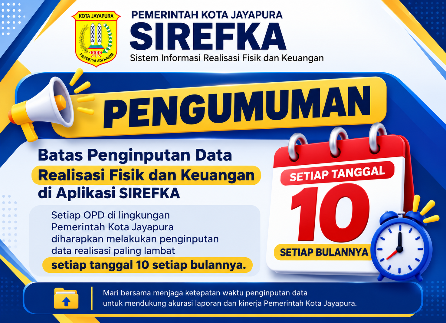 Gambar pengumuman SIREFKA
